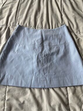 Free people Pleather mini Skirt-Blue